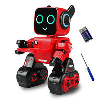 JJR/C JJRC机器人玩具遥控智能语音跳舞儿童存钱罐遥控玩具生日礼物 K3喜庆红