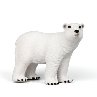 MECHILE 玛奇乐 仿真野生动物模型玩具大象长颈鹿大熊猫认知启蒙儿童生日礼物 北极熊