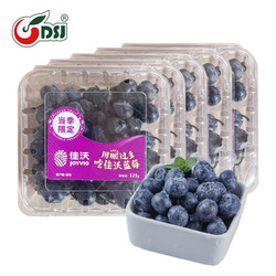 DSJ 云南当季蓝莓14mm+ 1盒装 约125g/盒 新鲜水果礼盒 源头直发