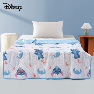 Disney 迪士尼 A类毛毯子抱枕被子枕头芯毛巾浴巾收纳桶地垫 150*200cm史迪奇