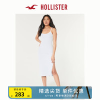 HOLLISTER24年春夏辣妹针织修身中长款吊带连衣裙女 358535-1 浅蓝色 XXS (160/80A)