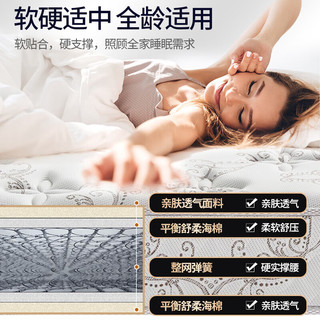 穗宝（SYMBOL）弹簧床垫双人家用整网弹簧床垫1.8米卧室床 歌代(倍净版) 1.5*2米 歌代-倍净版