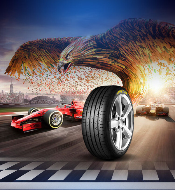 goodyear固特异汽车轮胎19565r1591vef1sport鹰驰f1酷跑适配卡罗拉