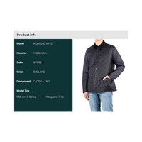 韩国Barbour Heritage Liddesdale男士经典保暖凌格绗缝夹克