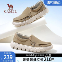 CAMEL 骆驼 男鞋2024夏季新款透气布鞋男款2024新款软底套脚一脚蹬休闲