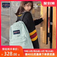 JANSPORT 杰斯伯 旗舰店青漾荧光绿薄荷曼波风男女学生双肩书包通勤电脑包