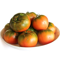京百味 山东铁皮草莓西红柿4.5斤装 草莓柿子绿腚番茄新鲜蔬菜 产地直发