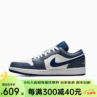 NIKE 耐克 AIR JORDAN 1 LOW男子新款经典海军蓝AJ1运动休闲鞋553558-414 553558-414 41