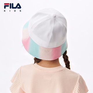 FILA x Pepe Shimada斐乐童装儿童遮阳帽秋季时尚休闲渔夫帽 标准白-WT S