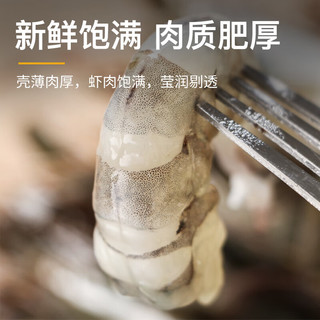泰鲜达大号活冻黑虎虾净重350g约11-14只 生鲜虾类大虾 海鲜水产