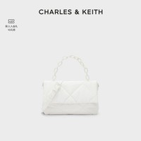 CHARLES & KEITH CHARLES&KEITH;女士绗缝菱格链条手提单肩包CK2-20151084