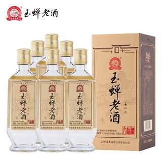 YUCHAN 玉蝉老酒 大曲怀旧版 浓香型白酒 整箱装 52度 500mL 6瓶