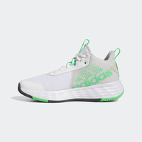 adidas 阿迪达斯 OWNTHEGAME 2.0团队款实战运动篮球鞋男子阿迪达斯官方 白/黑/绿 42