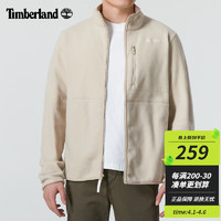 Timberland 外套男春秋款户外徒步通勤抓绒衣宽松休闲摇粒绒夹克A69KN A69KNCY2/沙色 2XL