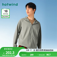 热风（Hotwind）2024年夏季男士舒适防晒服 16浅棕 M