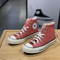 百亿补贴：CONVERSE 匡威 正品1970S简约百搭西瓜红春款男女同款高帮休闲帆布鞋A05114c