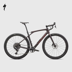 SPECIALIZED 闪电 DIVERGE STR PRO 轻量避震碳纤维砾石公路自行车 酒红色/霞红 700C 49