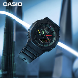 CASIO 卡西欧 霓虹未来 G-SHOCK系列 45.4毫米太阳能腕表 GA-B2100MF-1A