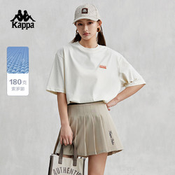 Kappa 卡帕 短袖2024新款情侣男女夏索罗娜运动休闲T恤多色半袖