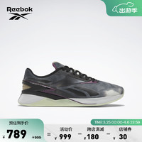 Reebok 锐步 官方训练鞋男女鞋23夏季新款NANO X3室内健身训练跑步IE4106 IE4106 中国码:39(25cm),US:7