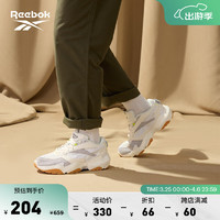 Reebok 锐步 官方男女FLUFFIPUFF黑武士贝果鞋运动休闲舒适老爹鞋 奶酪芝士-HQ5928 中国码:40.5(26cm),US:8