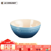 LE CREUSET 酷彩 炻瓷餐具创意果盘碟沙拉水果菜盘家用汤碗 13cm韩式汤碗海军蓝