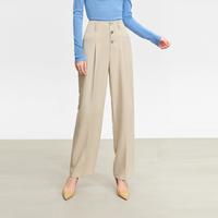 AMII 极简通勤直筒休闲长裤 123430569108