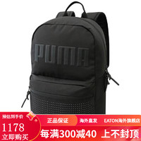 PUMA 彪马 男士双肩背包学院风旅行潮收纳百搭旅游14742088 Black 20升以下 Black