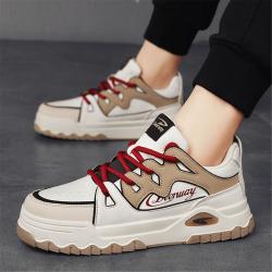 deerway德尔惠时尚板鞋男百搭休闲鞋男舒适面包鞋男运动鞋