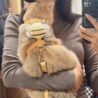 D-cat 多可特 猫咪牵引绳小型犬专用胸背带泰迪比熊高档遛狗绳子宠物用品