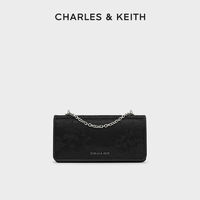 CHARLES & KEITH 龙年限定CHARLES&KEITH24春季缎面链条斜挎小方包CK6-10681122-A