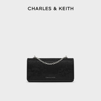 CHARLES & KEITH 龙年限定CHARLES&KEITH24;春季缎面链条斜挎小方包CK6-10681122-A