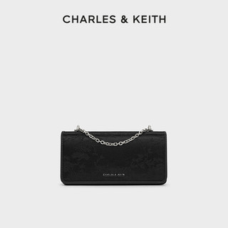 CHARLES & KEITH 龙年限定CHARLES&KEITH24春季缎面链条斜挎小方包CK6-10681122-A