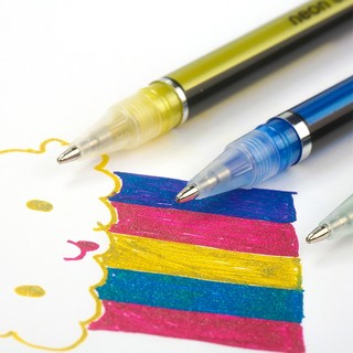 最炫(ZUIXUA)文具1.0mm彩色金属笔多色手账笔笔签字笔 绘图涂色笔记号笔 12支/盒HC6407-12