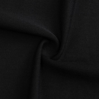 Karl Lagerfeld卡尔拉格斐轻奢老佛爷男装 24夏款logo刺绣潮流棉质舒适 短袖T恤 黑色 44