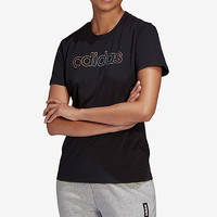 adidas 阿迪达斯 官方旗舰女装跑步运动休闲圆领短袖T恤GL7800