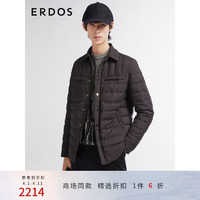 ERDOS 鄂尔多斯 冬季休闲运动保暖男羽绒服 黑 170/92A/M