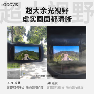 酷睿视（GOOVIS）Art高清XR头戴显示器 非VR/AR头显 开放式智能眼镜【红蓝白】HDMI有线套装