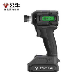 公牛电动工具20V215N无刷锂电冲击起子机2.0Ah电池GBS215(2.0S） 20v 215N.m 锂电无刷冲击起子机