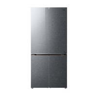 Midea 美的 冰箱482升大容量纤薄机身净味除菌节能家用大冰箱BCD-482WSGPZM(E)墨兰灰-观澜