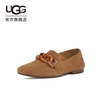 UGG春季女士可折叠鞋跟单鞋时尚舒适纯色休闲乐福鞋 1142273