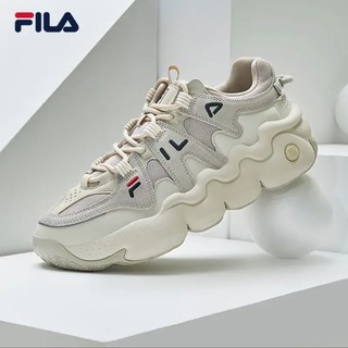 百亿补贴：FILA 斐乐 老爹鞋男女同款篮球鞋秋季款休闲鞋厚底面包鞋二代运动鞋