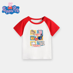 3元】小猪佩奇男童装_peppa pig 小猪佩奇 儿童短袖t恤多少钱-什么