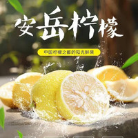 水果蔬菜 四川安岳  黄柠檬 大果120克起 *9斤