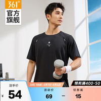 361° 361运动t恤男2024夏季新款速干透气健身运动服轻薄宽松男士短袖