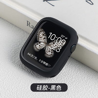 wezi 唯智 适用apple watch8保护壳苹果手表表壳iwatch7硅胶防水防摔保护套6/5/4/3/2/SE男女41/45mm手表糖果软壳s7/s6