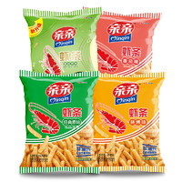 Qinqin 亲亲 虾条40g大包鲜虾片儿童海苔零食大礼包烧烤茄休闲食品膨化
