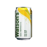 百亿补贴：watsons 屈臣氏 苏打水柠檬草味 330ml*4罐