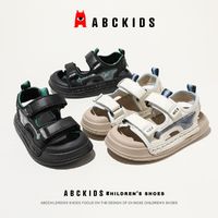 百亿补贴：ABCKIDS 儿童凉鞋女童鞋子男童缕空透气软底沙滩鞋2024夏季新款