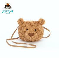 jELLYCAT 邦尼兔 巴塞罗熊包包 可爱毛绒玩具玩偶斜挎包生日礼物 巴塞罗熊包包 H16 X W18 CM